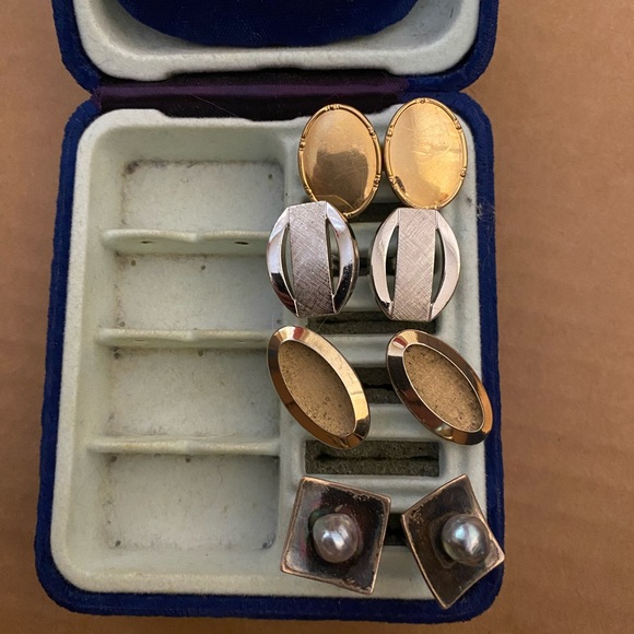 Bundle/Lot of 4 prs Cuff Links (vintage) - Picture 2 of 2
